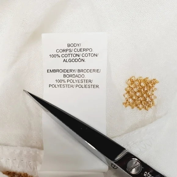 Lucky Brand Women's Embroidered Sleeveless Romantic Top L - Picture 8 of 9